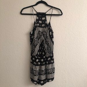 Elephant print Romper